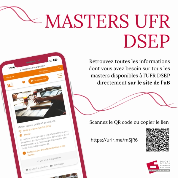 Masters UFR DSEP