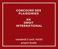 Concours de plaidoirie en droit international