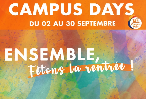 Campus Days du 2 au 30 septembre 2024