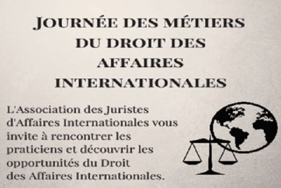 Journée des Métiers du Droit des affaires internationales