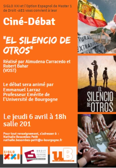 Ciné-débat: &quot;El silencio de otros&quot; jeudi 6 avril à 18H00